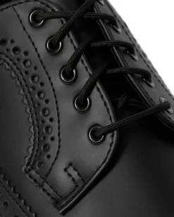 3989 Brogue Sko, Black Vintage Smooth, 45