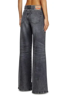 1978 D-Akemi Flare Jeans, Black/Dark Grey, W26/L30