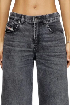 1978 D-Akemi Flare Jeans, Black/Dark Grey, W26/L30