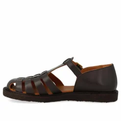5516-304 Klassisk Fishermans Sandaler, Dark Brown, 37