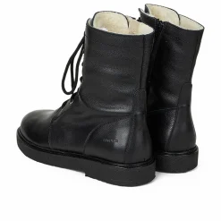 7456-401 Lace-Up Støvler, Black, 36