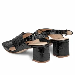 5568-101 Sandal, Black Croco, 38