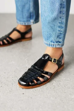 5695-101 Sandaler, Black, 41