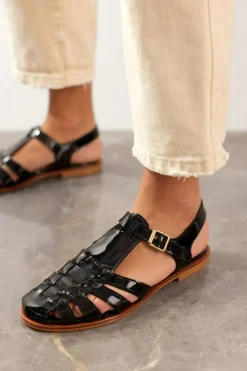 5695-101 Sandaler, Black, 41