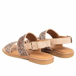 5814-101 Sandaler, Sand/Multi Glitter, 37.5