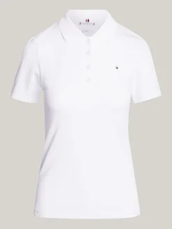 1985 Slim Pique Polotrøje, Optic White, XL