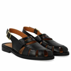 1688-101 Slingback Loafers, Black, 36