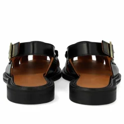 1688-101 Slingback Loafers, Black, 36