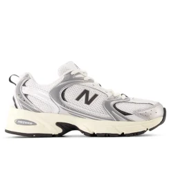 530 Sneakers, Silver Metallic/Black Cement, 37.5