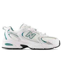 530 Sneakers, White/Silver Metallic/Vintage Teal, 37.5