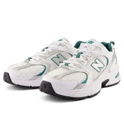 530 Sneakers, White/Silver Metallic/Vintage Teal, 37.5