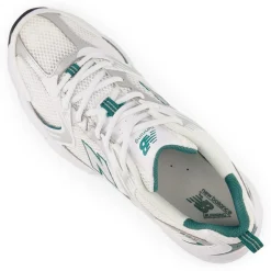 530 Sneakers, White/Silver Metallic/Vintage Teal, 37.5