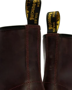 1460 Snørestøvler, Cherry Red Crazy Horse, 39