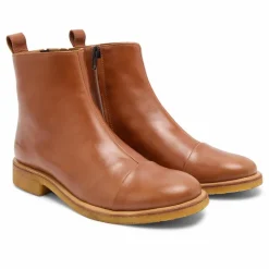 7700-102 Støvler, Cognac/Dark Brown, 37