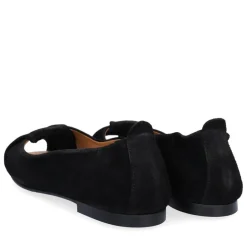 A6760 Ballerinasko, Black Suede, 36
