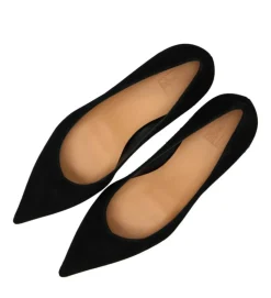 A8087 Højhælede Sko, Black Suede, 36