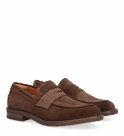 A6335 Loafers, Arabica Babysilk Suede, 42