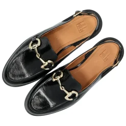 A6340 Loafers, Black Naplack, 41