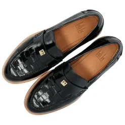 A6316 Loafers, Black Naplack, 41