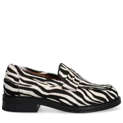 A11361 Loafers, Zebra Pony, 41