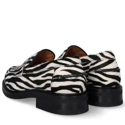 A11361 Loafers, Zebra Pony, 41