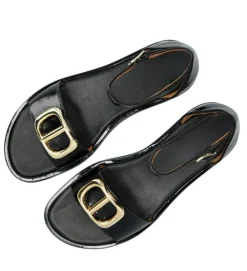 A8526 Sandaler, Black Naplack, 40