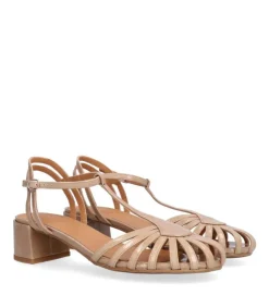 A9500 Sandaler, Sand Mandorla Naplack, 41