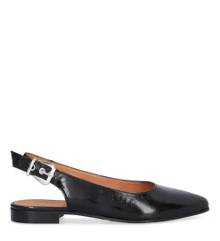 A16302 Slingback Ballerinasko, Black, 38