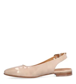 A16302 Slingback Ballerinasko, Beige Jute Polido, 41