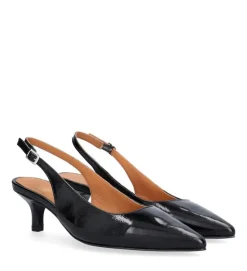A2950 Slingback Pumps, Black, 38