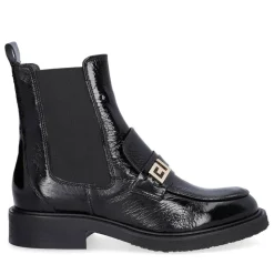 A5057 Støvler, Black Naplack, 36