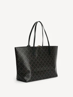 Abigail Tote Bag, Dark Chocolate