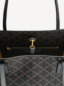 Abigail Tote Bag, Dark Chocolate