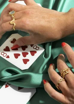 Adagio Ring, Gold Plated, 56