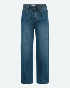 Adanna Jeans, Medium Blue, 34