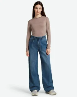 Adanna Jeans, Medium Blue, 34