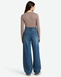 Adanna Jeans, Medium Blue, 34