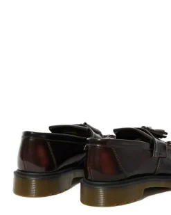 Adrian Arcadia Lether Tassel Loafers, Cherry Red Arcadia, 42