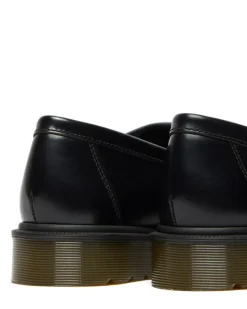 Adrian Smooth Leather Tassel Loafers, Sort, 42