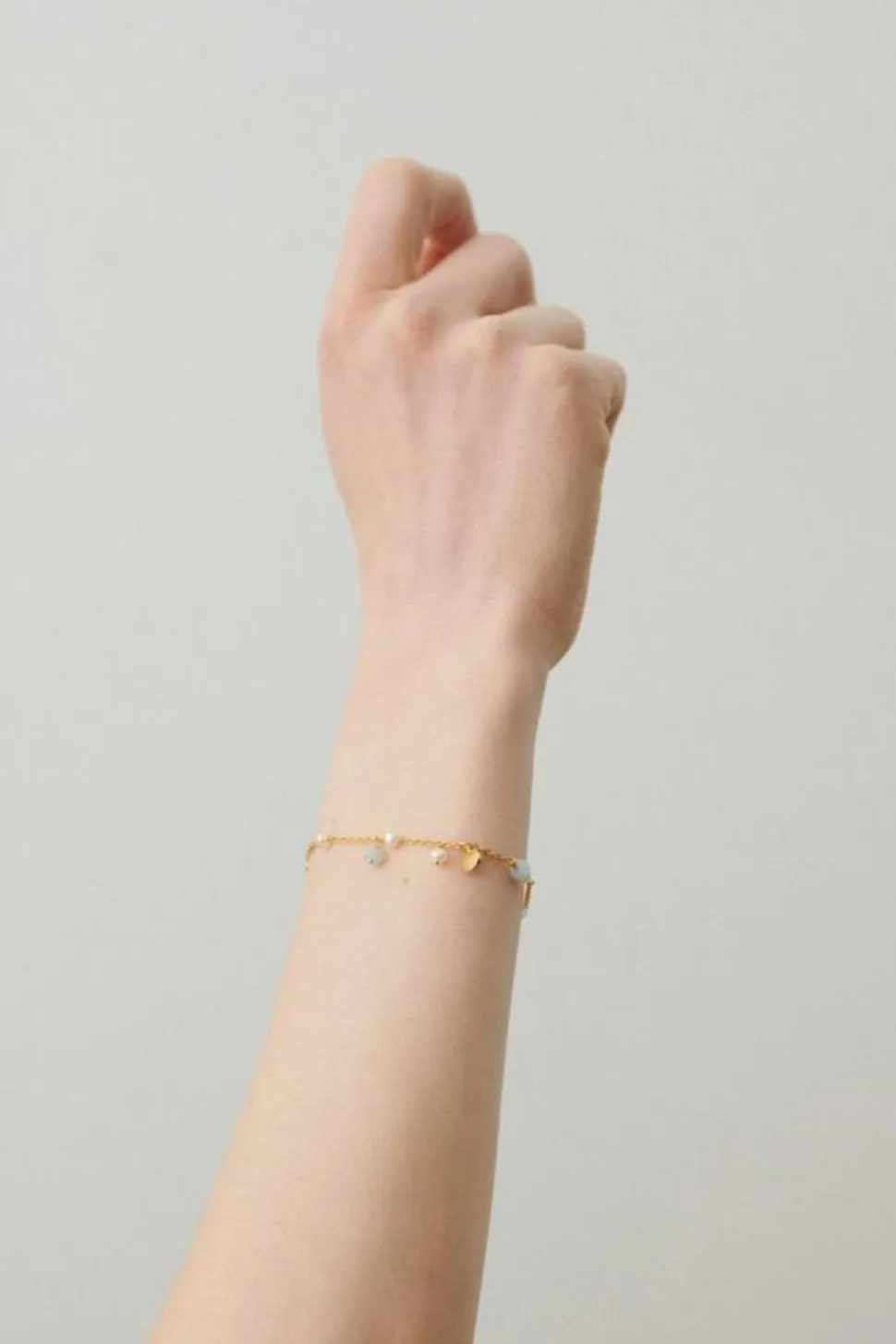 Afterglow Sea Armbånd, Gold Plated, 15-18 cm