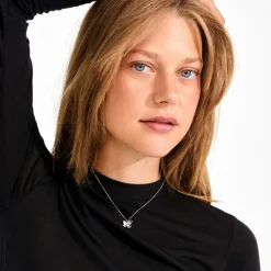 Ajani Halskæde, Silver Plated, 40+9 cm