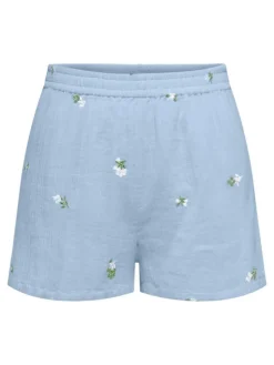 Alba Højtaljede Shorts, Cashmere Blue, L
