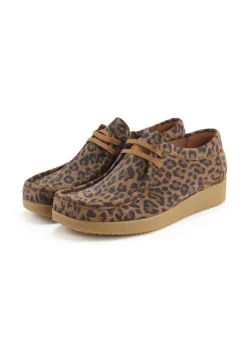 Alba Suede Sko, Leopard, 39