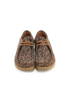 Alba Suede Sko, Leopard, 39
