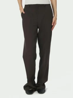 Alice Suit Bukser, Dark Brown, 40