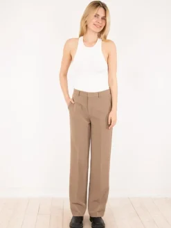 Alice Suit Bukser, Dusty Brown, 36