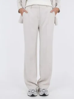 Alice Woven Bukser, Ivory, 42