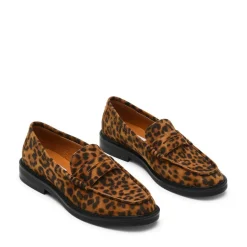 Alison Loafers, Leopard Suede 41