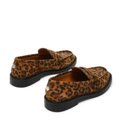 Alison Loafers, Leopard Suede 41