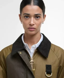 Alma Wax Jakke, Sand/Archive Olive/Beech, 38